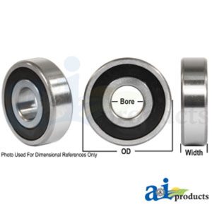 A&I Products Brg., Ball; 6200 Ser. Part A-6205-2RS-I